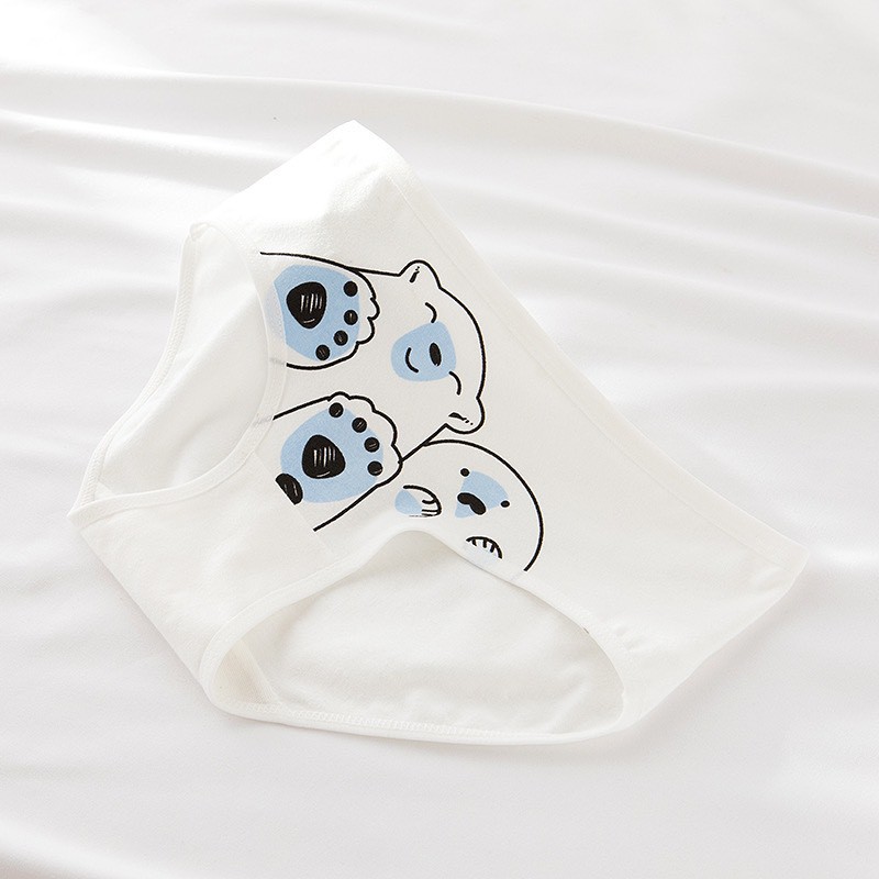 Quần lót nữ hình gấu cao cấp siêu cute hoạt hình dễ thương 2021