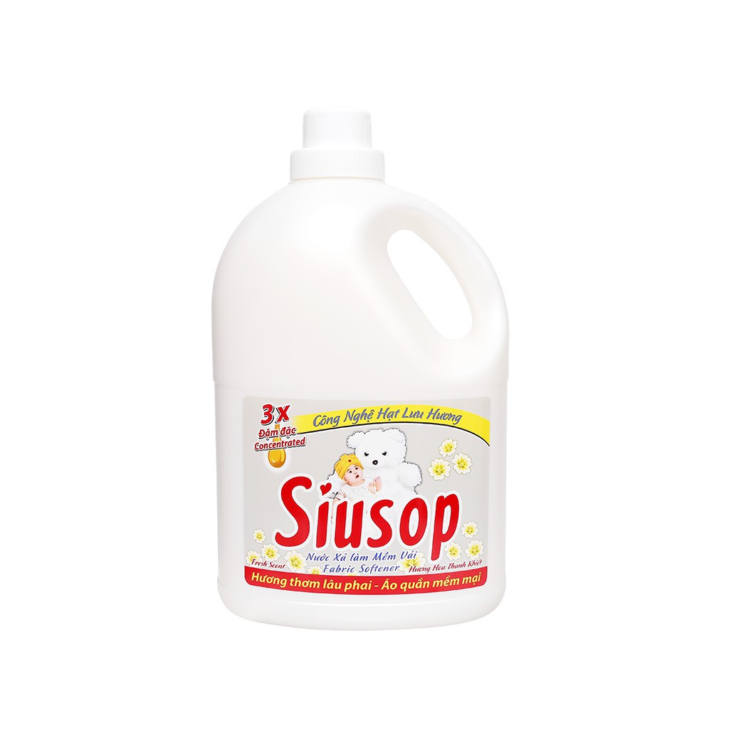 Nước xả vải Siusop hương hoa 3,8kg/3.6kg