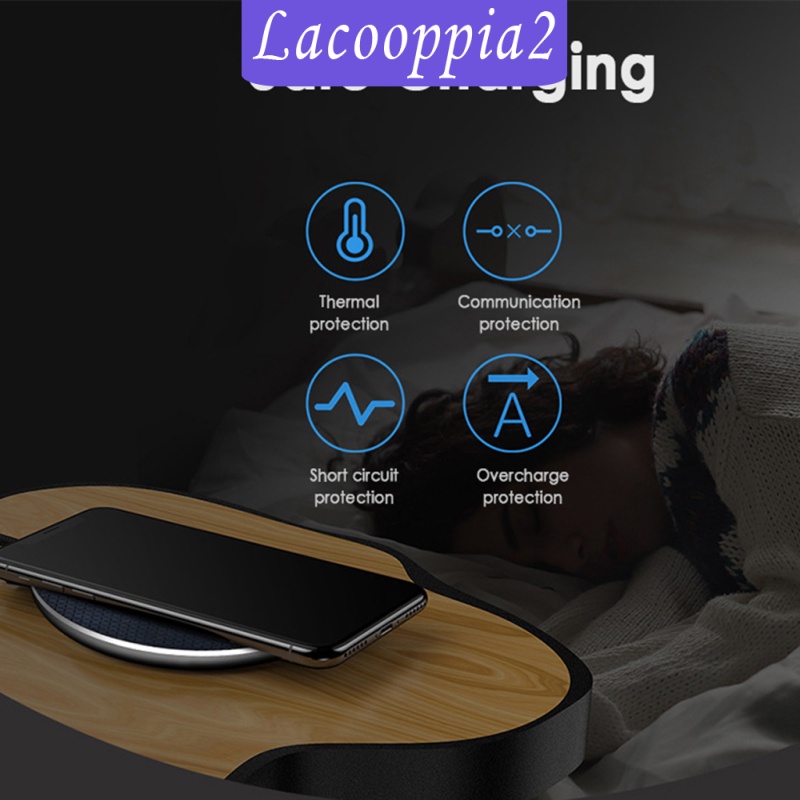[LACOOPPIA2]Wireless Charger 10W for Samsung Galaxy S9 S8 S8 Plus Note 8 Note 5 S7 Edge