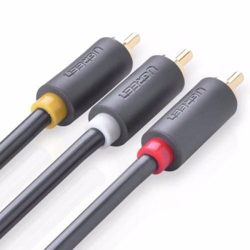 Cáp AV 3 Đầu Hoa Sen Mạ Vàng Ugreen AV105 Cao Cấp