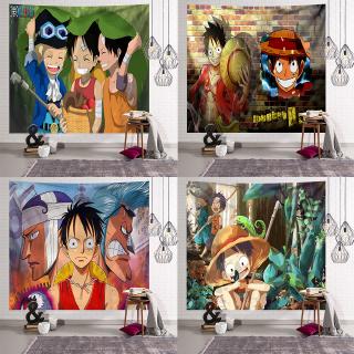 Thảm Treo Tường Trang Trí Hình Nhân Vật Hoạt Hình One Piece