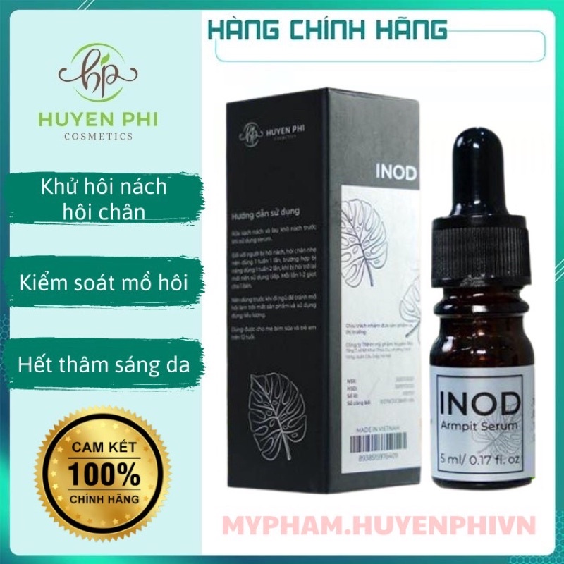 Serum hôi nách INOD Huyền Phi khử hôi nách hôi chân hết thâm sáng da