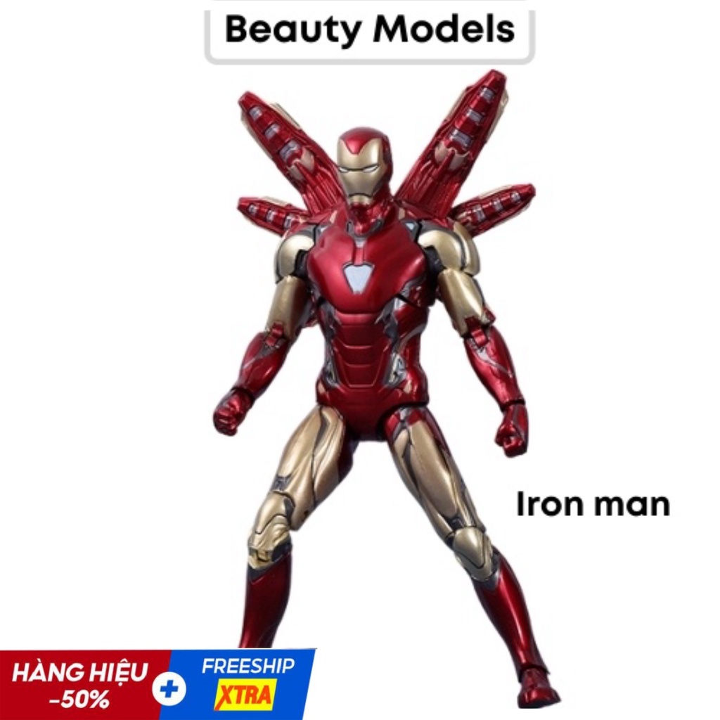 Mô hình Iron Man, Người sắt, Avenger 4 A1.315 cao 17cm, phiên bản cao cấp nhất_Thế Giới Mô Hình