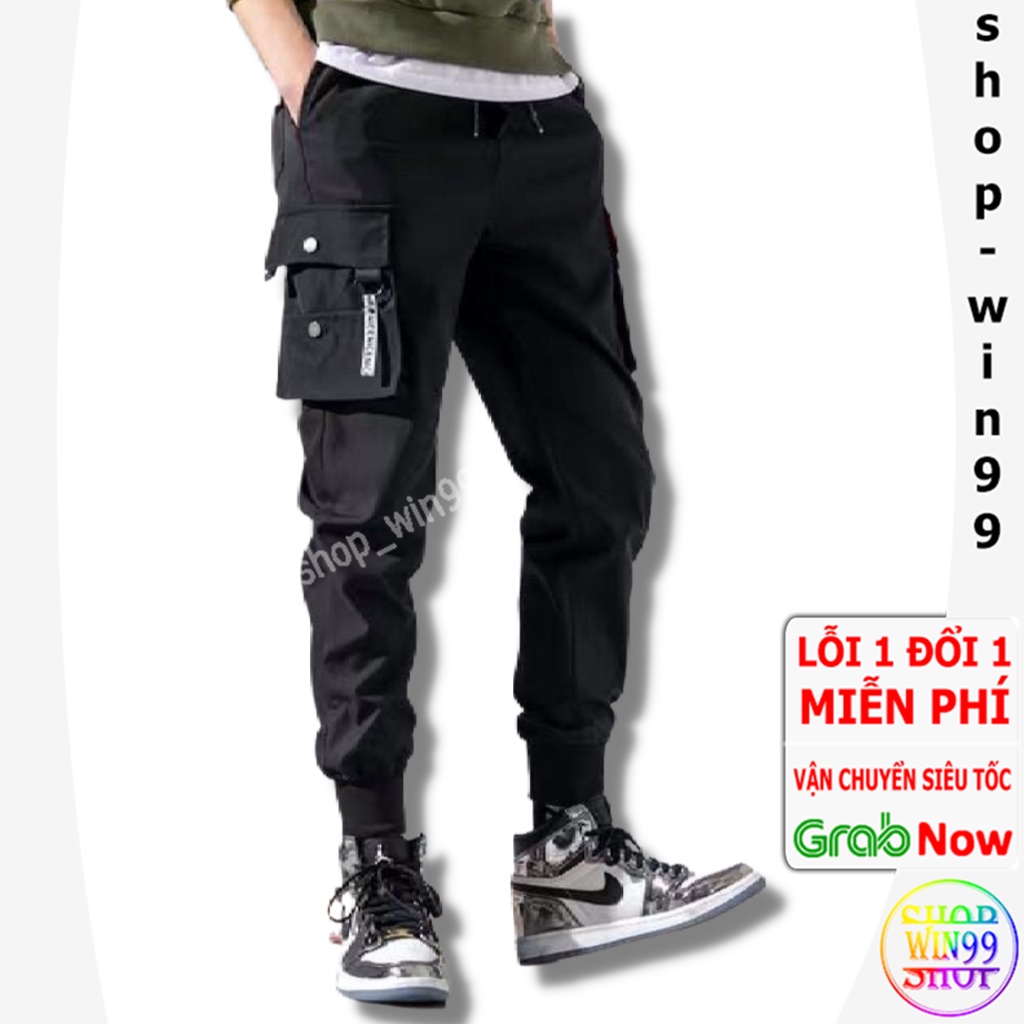 Quần thể thao nam nữ kaki 💥FREESHIP💥 kiểu quần jogger dài trơn túi hộp bó ống Hàn Quốc mùa hè thu đẹp S0