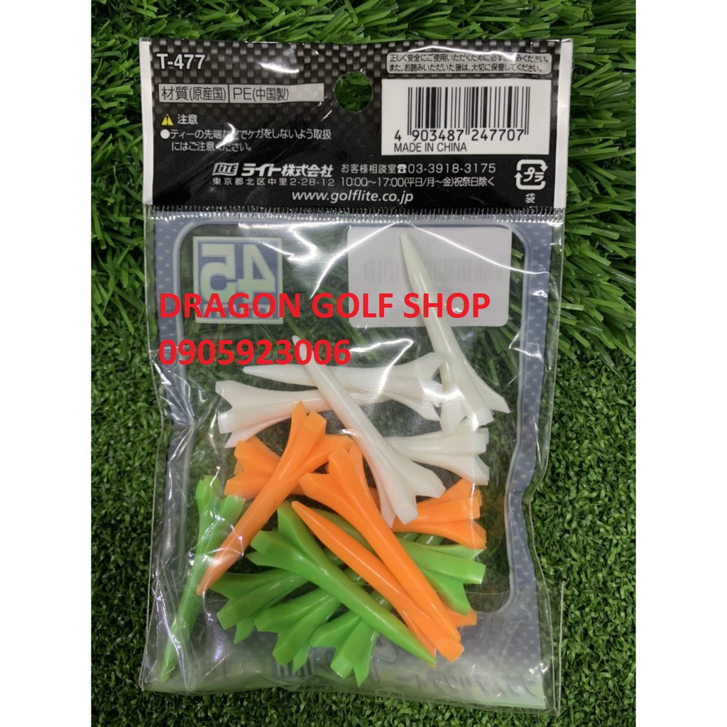 Tee golf  Tokumori Plastic Tee T-477, T-478, T-479