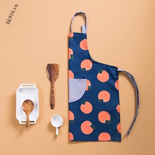 Dots Printed Large Korean-style Apron Adjustable Waterproof Oilproof Sleeveless Apron Kitchen Cooking Accessories