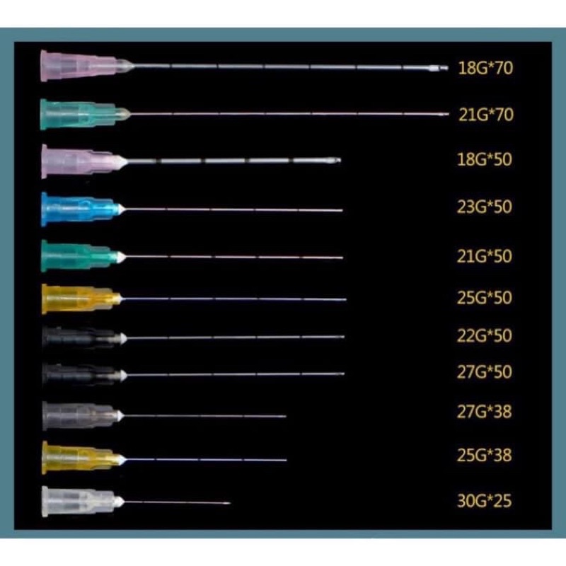 Kim Canula đầu tù 23G .25G. 27G hộp 50 chiếc siêu rẻ