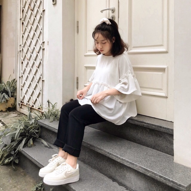 Babydoll tay bèo 💫 oversize : 3 màu ✨