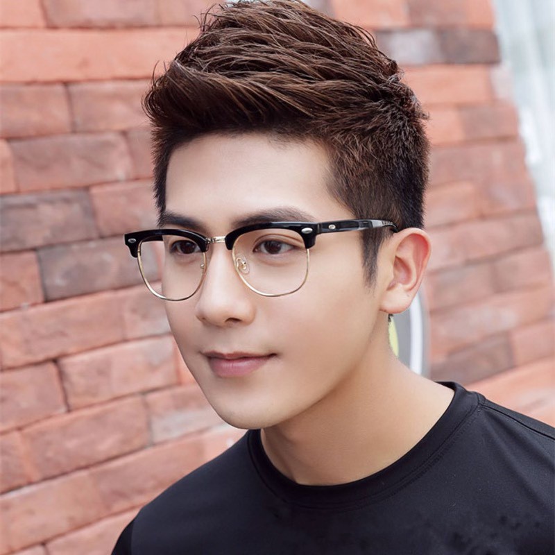 [Sỉ] Mắt Kính Giả Cận Nửa Gọng Club Master Unisex Nhiều Màu Siêu Hot - Hazo