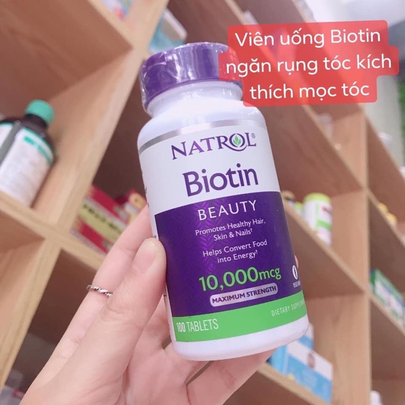 Biotin 10000 Mcg 100 Viên Của Mỹ - Biotin 10.000 mcg