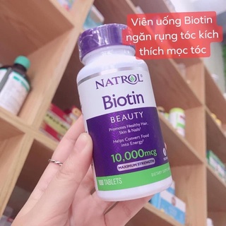 Biotin 10000 Mcg 100 Viên Của Mỹ - Biotin 10.000 mcg