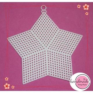 Tấm canvas làm handmade hình ngôi sao 8.5cm
