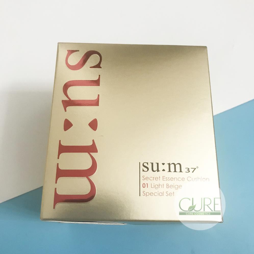 Bộ Phấn Nước Cushion nước thần SU:M 37 Secret Essence Cushion SPF35/PA+++ 3 lõi