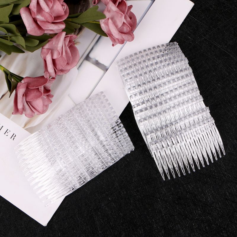 Bộ 20 lược cài tóc bằng nhựa trong suốt tiện lợi dành cho nữ