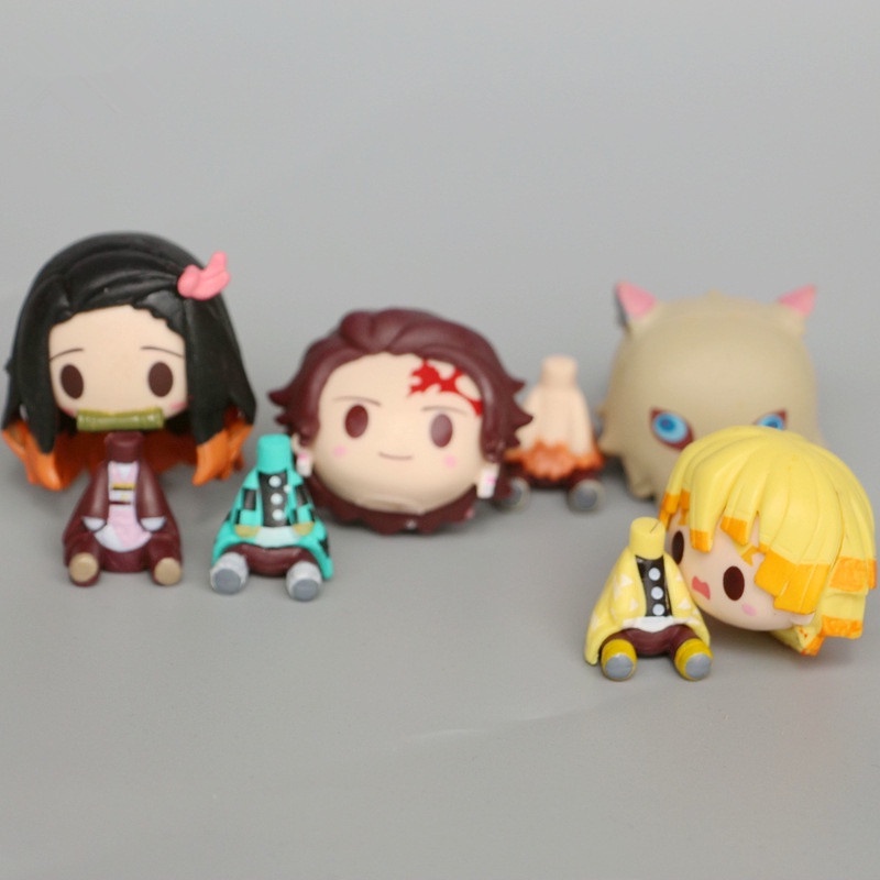 Set 4 Mô Hình Nhân Vật Hoạt Hình Anime Dễ Thương