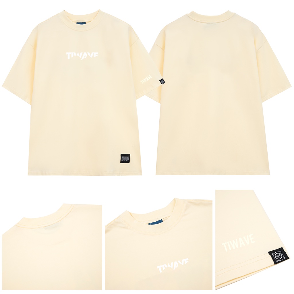 Áo Thun Cao Cấp Nam Nữ Form Rộng 100% Cotton 4 Chiều Vải Dày Mát Mẻ Local Brand Basic Tiwave - Chính Hãng