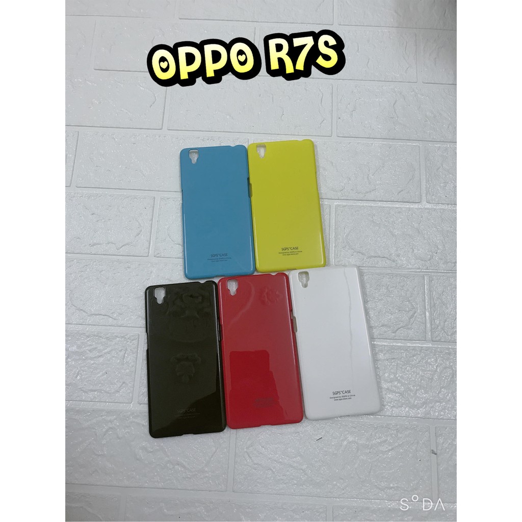 ( THANH LÝ) ỐP lưng SGP nhựa bóng Cho Oppo R7S