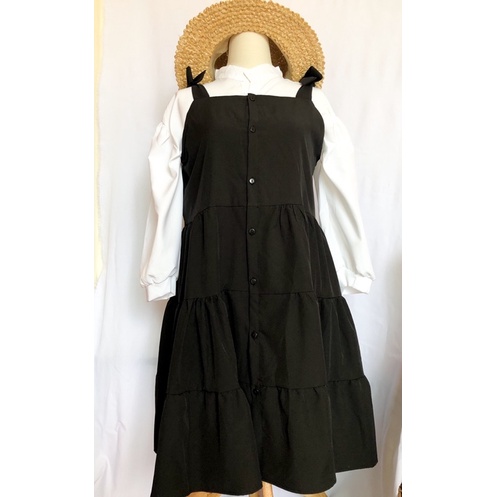 set đầm babydoll cột nơ