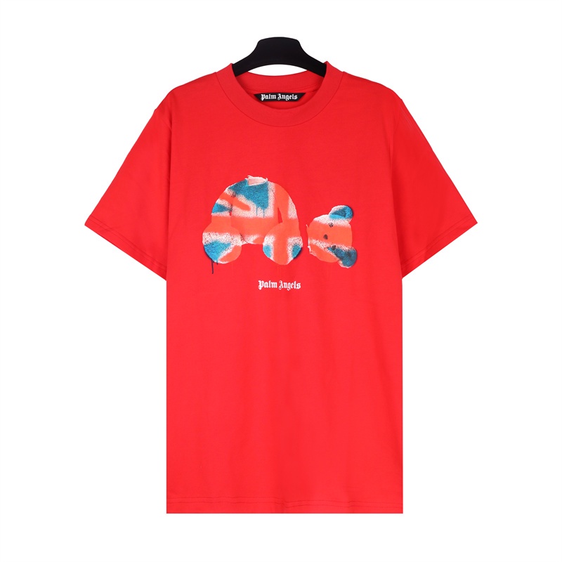 Bán Chạy Nhất Áo Thun Cotton Tay Ngắn In Hình Gấu Guillotine Graffiti Plus Size Unisex