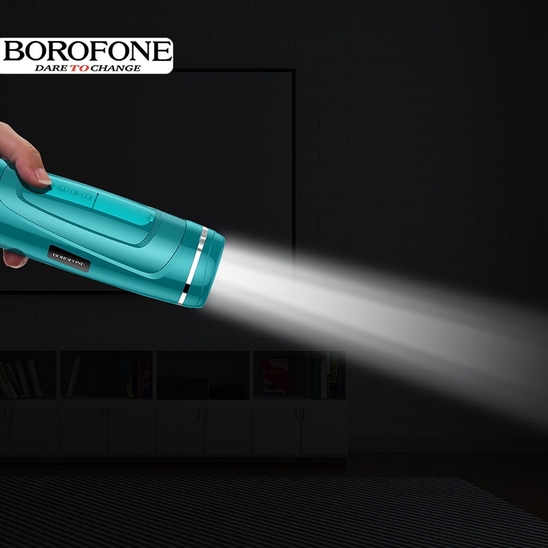 Loa di động không dây BOROFONE BR7 có đèn Pin, âm thanh sống động, hỗ trợ bluetooth 5.0 - Chính hãng