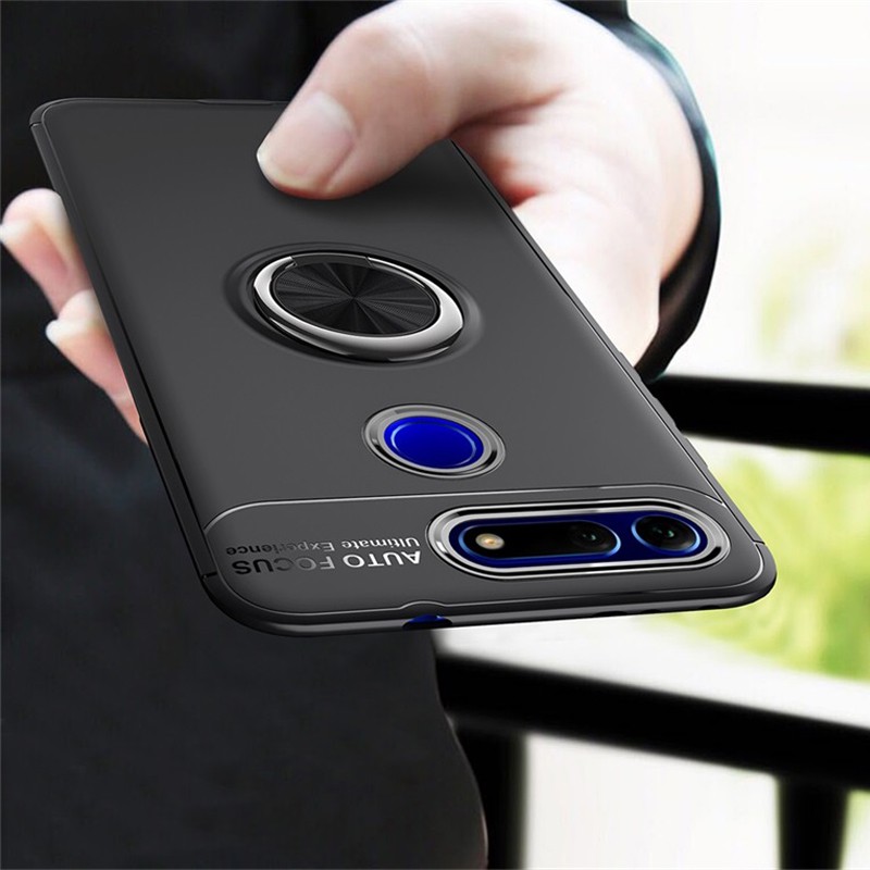 ốp điện thoại Silicone Mềm Có Giá Đỡ Cho Huawei Honor 9 / 10 Lite / V10 / V20