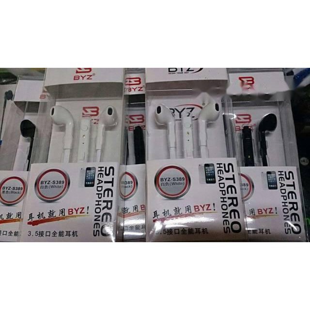 Tai nghe nhét tai S389 BYZ  hàng công ty bảo hành 12 tháng lỗi 1 đổi 1 trên toàn quốc. phukiennhatlinh
