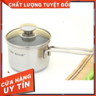Nồi nấu bột/cháo 3 đáy Inox 430 Fivestar 16cm