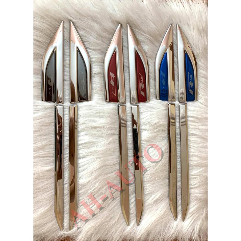 Ốp Mang cá,hốc gió thể thao dán trang trí cho các dòng xe