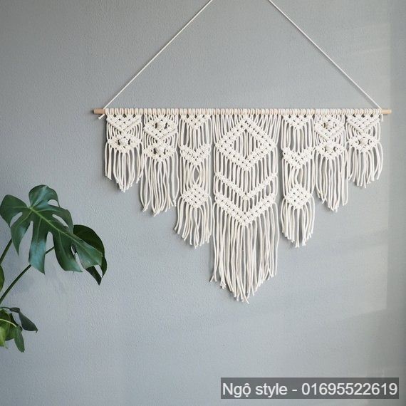 Mành treo tường trang trí Macrame