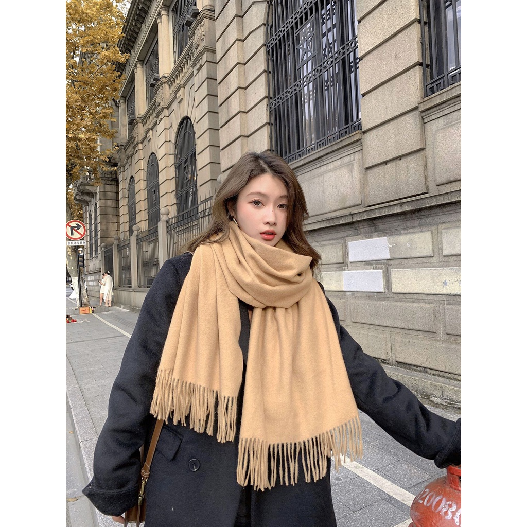 KHĂN CHOÀNG MÙA ĐÔNG TRƠN MÀU HAI MẶT NAM NỮ ĐỀU DÙNG ĐƯỢC