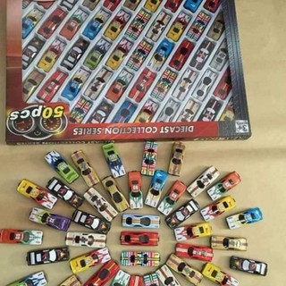 <GIÁ SỈ> SET 50 Ô TÔ SẮT CHO BÉ