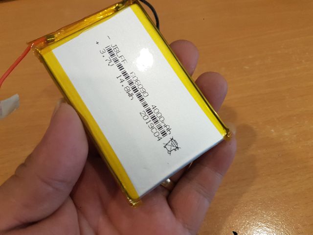 Pin Li-Po 3.7V 606090 4000mAh (Lithium Polyme)