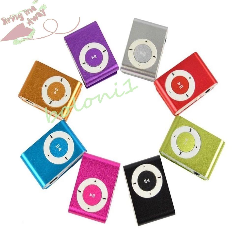 Máy Nghe Nhạc MP3 Mini Giắc Cắm 3.5mm Bằng Kim Loại Thời Trang