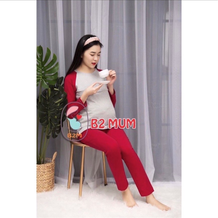 SALE - Bộ bầu - bộ sau sinh - chất liệu cotton - ( - QDTD - MS-03 )