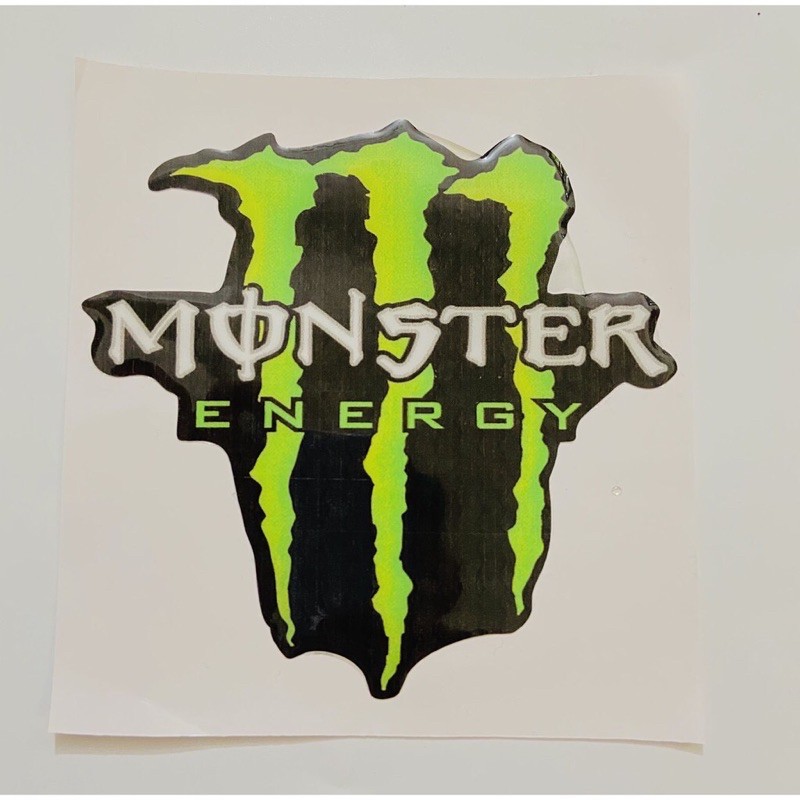 Tem logo monster dán xe 3 lớp chống nước!!!