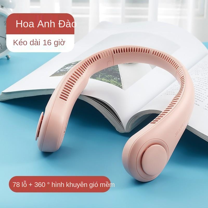 Quạt treo cổ Turas sạc di động cầm tay học sinh nhỏ lười điện tạo tác làm mát mini