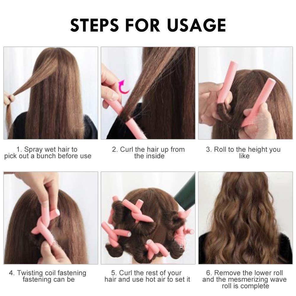 Lô Uốn Tóc Bằng Xốp Mềm Tạo Kiểu Tóc Thời Trang