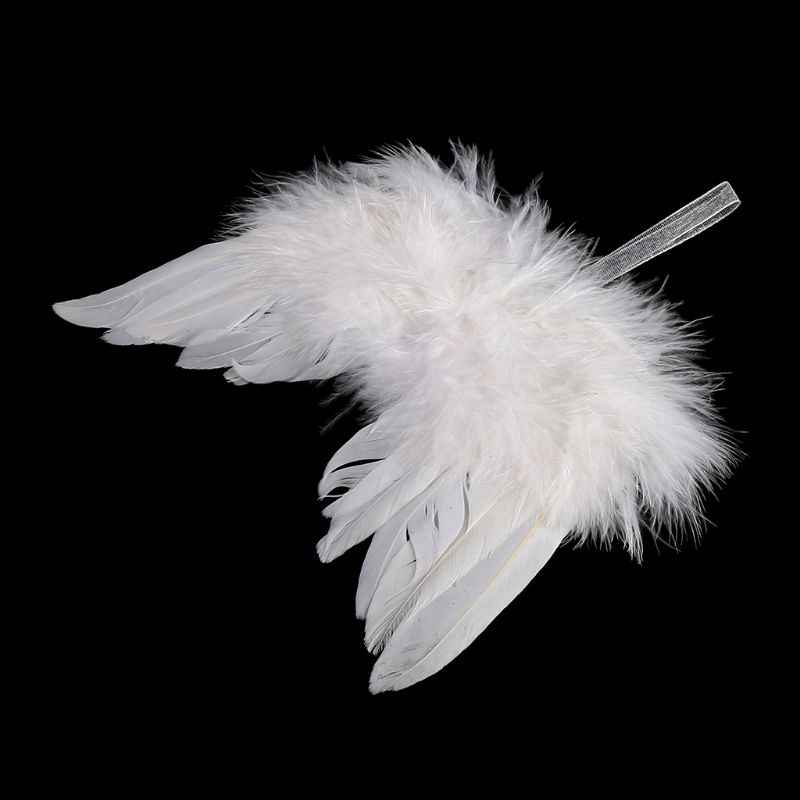 Phụ kiện cánh thiên thần màu trắng dùng để chụp ảnh cho bé sơ sinh