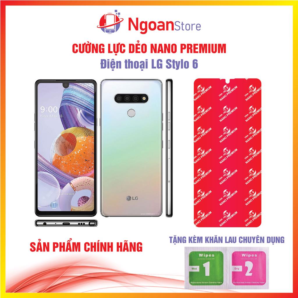 Cường lực dẻo Nano cho Điện thoại LG Stylo 6 - Ngoan Store