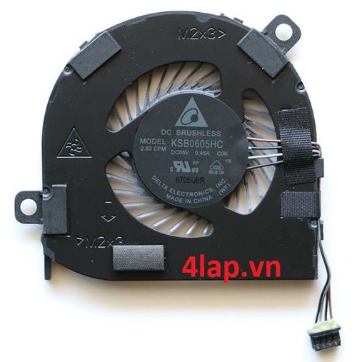 Quạt tản nhiệt CPU laptop Dell Latitude 7280 7380 7290 P28S 7390 E7280 E7290 E7380 E7390 EG50040S1-C920-S9A KSB0605