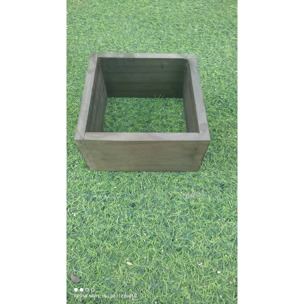 Kệ gỗ thông trang trí 1 ô vuông 15 x 15 x 9 HPKTT 23, ô trang trí decor