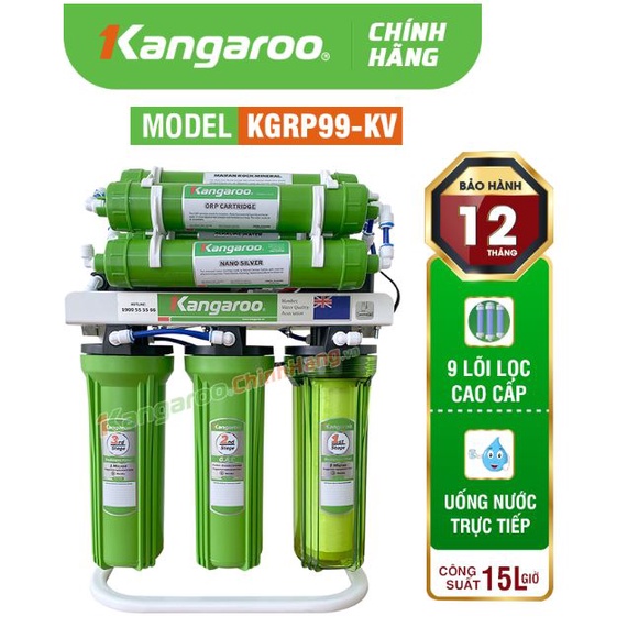 MÁY LỌC NƯỚC KANGAROO KGRP99 - 9 CẤP LỌC