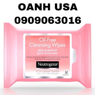 Khăn giấy tẩy trang các loại Neutrogena 25 tờ MADE IN USA