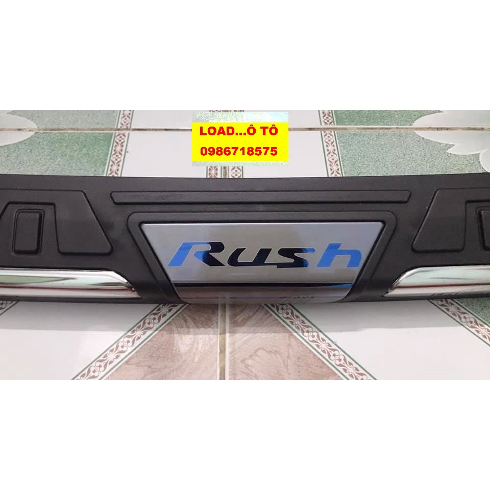 Chống Trầy Cốp Ngoài Xe Toyota Rush 2022-2018 Nhựa Đen Cao Cấp