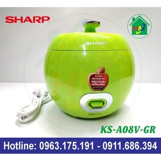 Nồi Cơm Quả Táo 0.72L Sharp KS-A08V