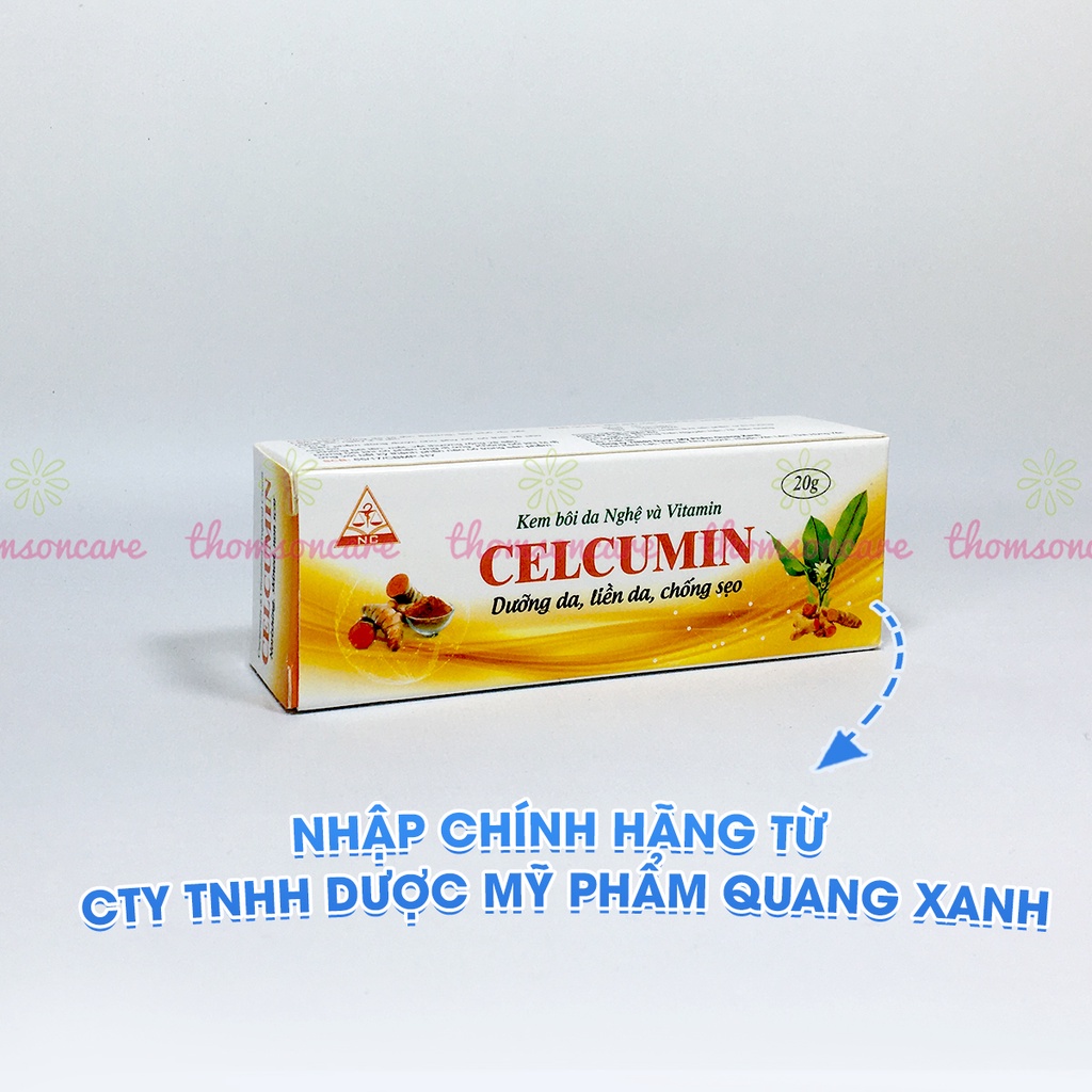 Kem nghệ Nano Curcumin - ngừa mụn, dưỡng da liền sẹo Celcumin có thêm Vitamin E