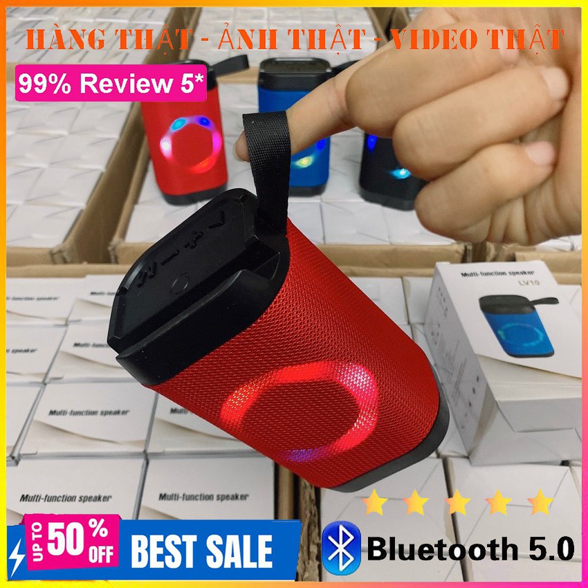 💥BẢO HÀNH 1 NĂM💥Loa Bluetooth mini LV10 Hỗ trợ thẻ Micro SD & USB -  Chính hãng - Bass cực hay