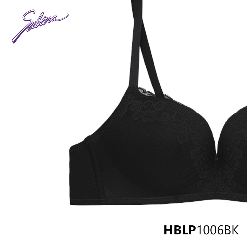 [Mã WABR1111 giảm 10% đơn 250K] Áo Lót Mút Dày Nâng Ngực Không Gọng Màu Đen Habpy Lady By Sabina HBLP1006BK | BigBuy360 - bigbuy360.vn
