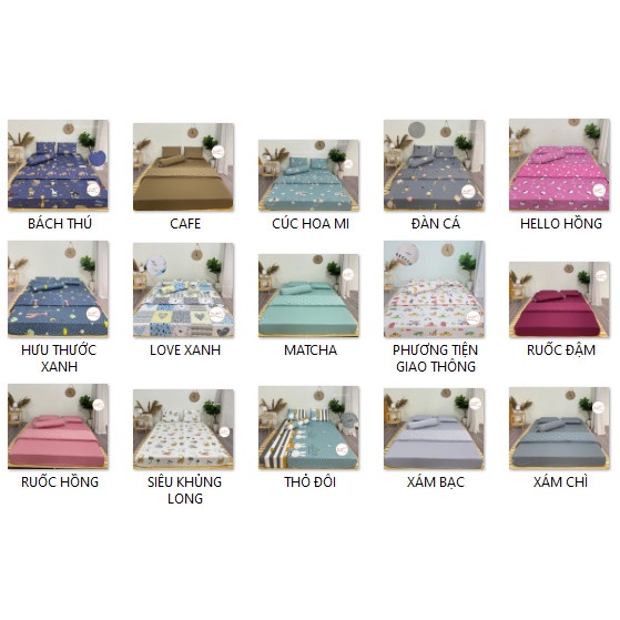 Ga giường chống thấm 2 mặt chính hãng PT chất liệu cotton lụa siêu mềm mịn, không hầm bí, không sột soạt đủ size, mẫu | BigBuy360 - bigbuy360.vn