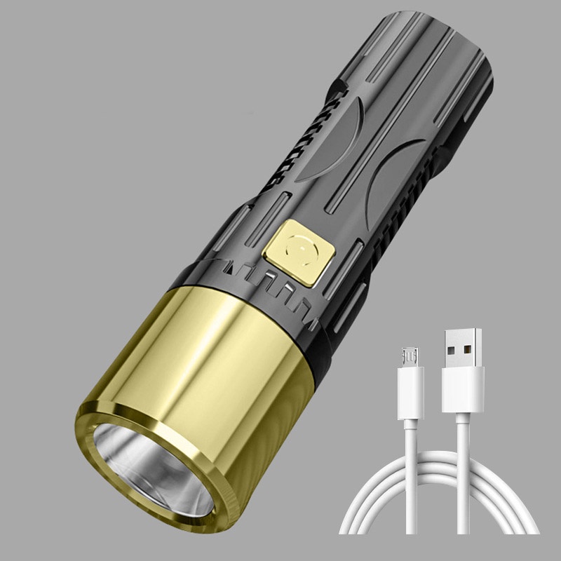 Đèn Pin Khẩn Cấp Cầm Tay 3 Tốc Độ Có Thể Điều Chỉnh Độ Sáng Tiện Dụng Cho Gia Đình/Ngoài Trời